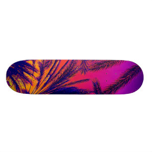 California Palm Trees Orange County Skateboard
