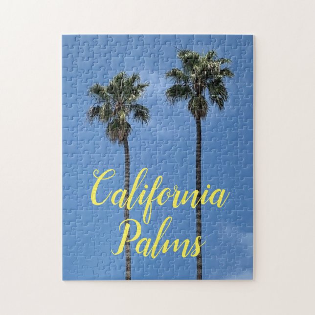 California Palm Trees Photo Jigsaw Puzzle (Vertical)