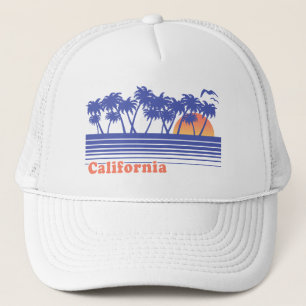 California Palm Trees Trucker Hat