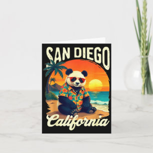 California Panda Zoo San Diego New Year 2025 Famil Card