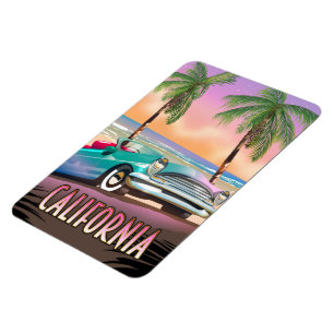 California Paradise Sunset Magnet