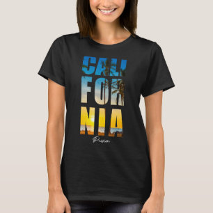 California Passion Beach Palm Tree Summer Vacation T-Shirt