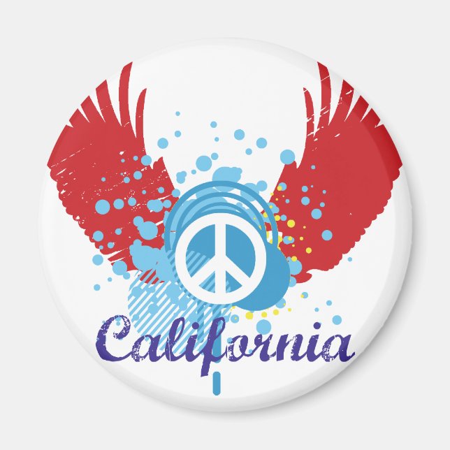 California Peace Magnet (Front)