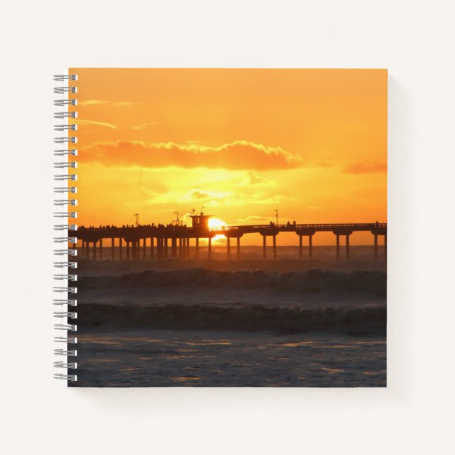 California Peer at Sunset Notebook (Front)