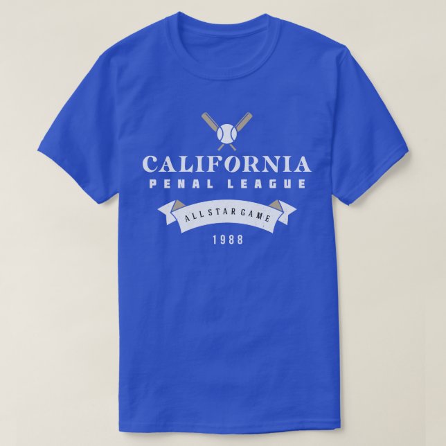 California Penal League All Game 1988 T-Shirt (Design Front)