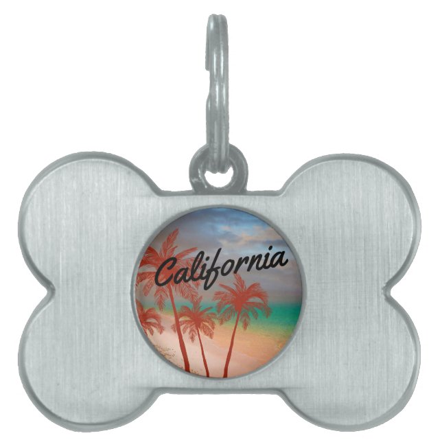 California Pet Id Tag (Front)