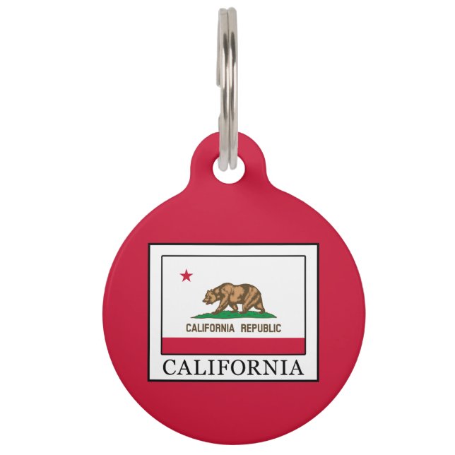 California Pet Tag (Front)