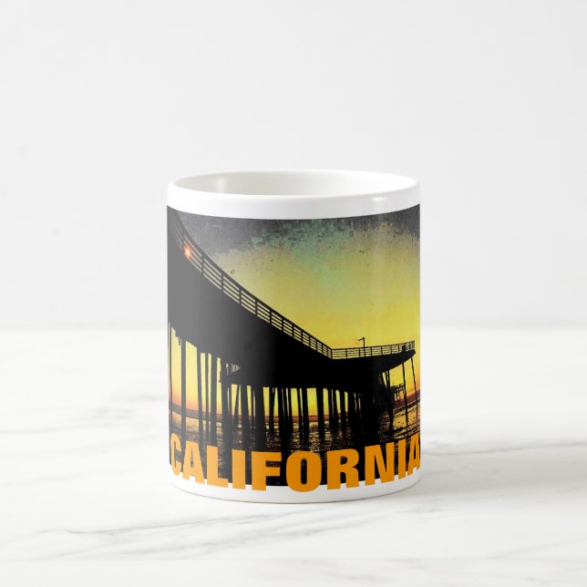 California (Pier) Mug - Customised (Center)