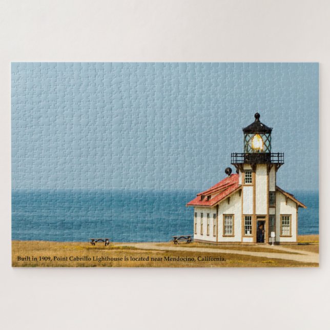California Point Cabrillo Lighthouse Jigsaw Puzzle (Horizontal)