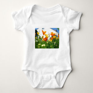 California Poppies Baby Bodysuit