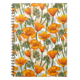 California poppies notebook
