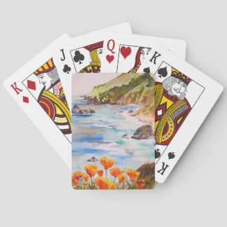 California Poppies Playing cards