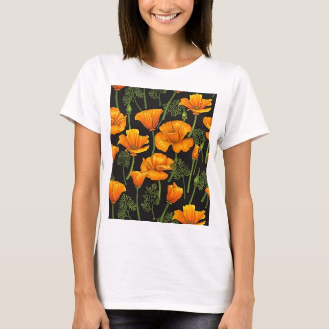 California poppies T-Shirt (Front)