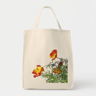 California poppies tote bag
