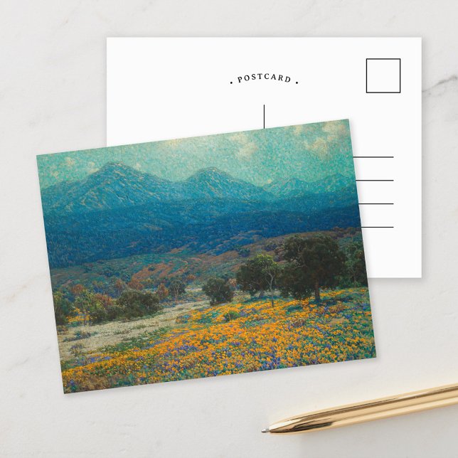 California Poppy Field | Granville Redmond Postcard (Creator Uploaded)