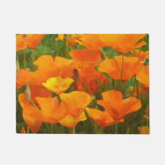 california poppy impasto doormat