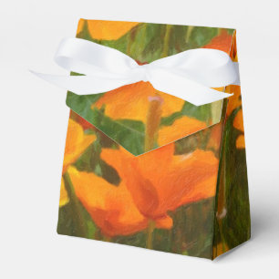 california poppy impasto favour box