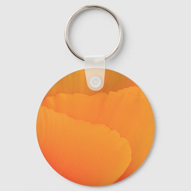 California Poppy Key Ring (Front)