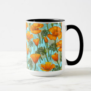 California poppy mug