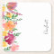 California Poppy Personalized Stationery Flat Card