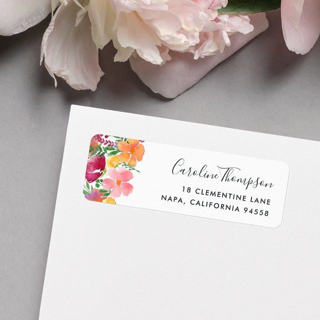 California Poppy Return Address Return Address Label (Creator Uploaded)