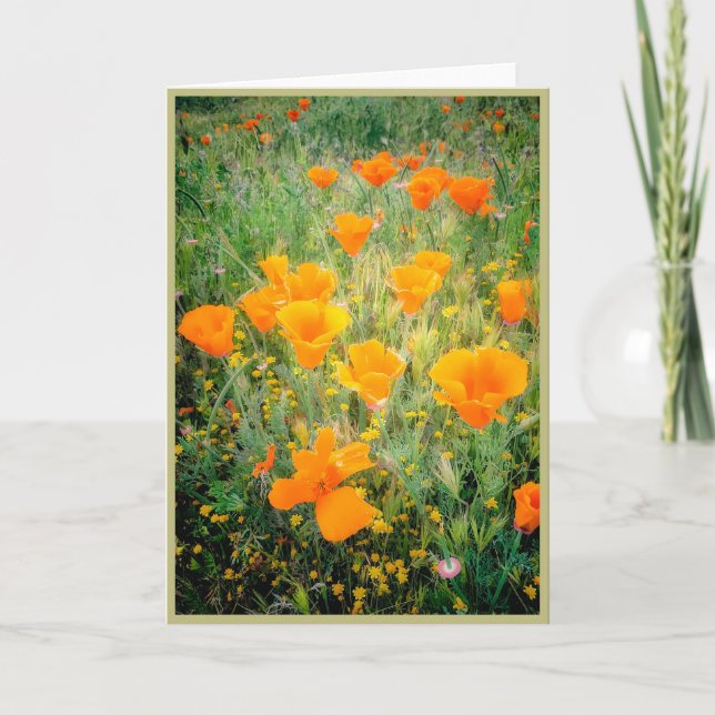 California Poppy's Card (Front)