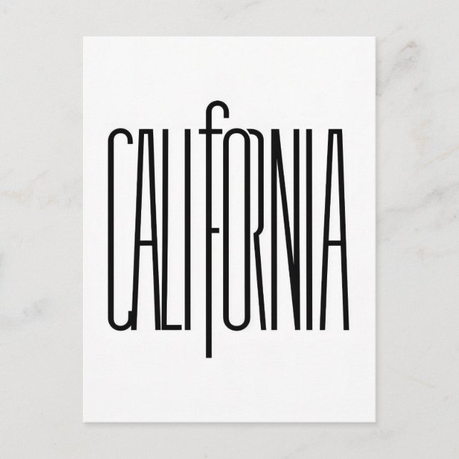 California postcard (Front)