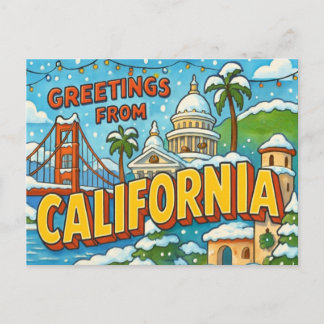 CALIFORNIA Postcard