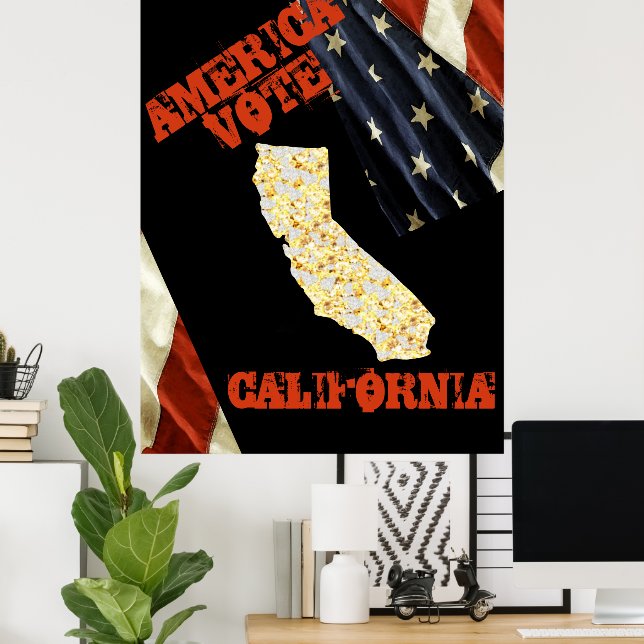 CALIFORNIA  POSTER (Home Office)