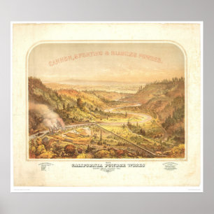 California Powder Works in Santa Cruz (0195A) Poster