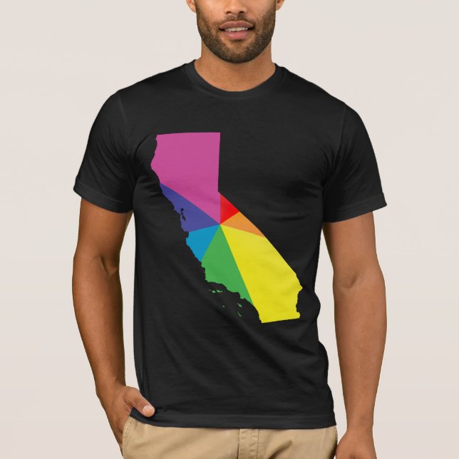 california pride. angled. T-Shirt (Front)