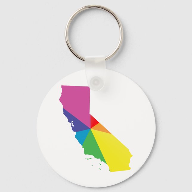 california pride. key ring (Front)