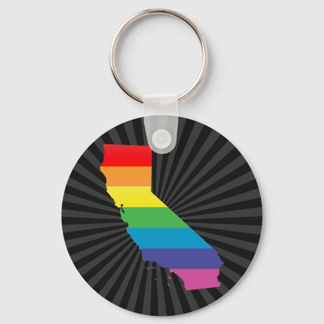 california pride. key ring (Front)