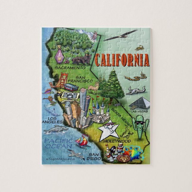 California Puzzle (Vertical)