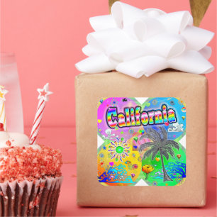 California Quadro Seasons Sticker