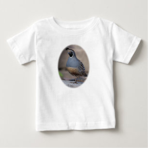 California Quail Baby T-Shirt