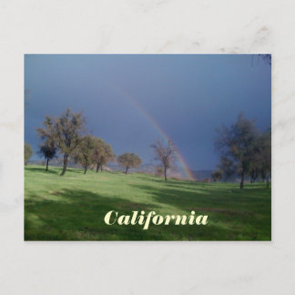 California  Rainbow Postcard