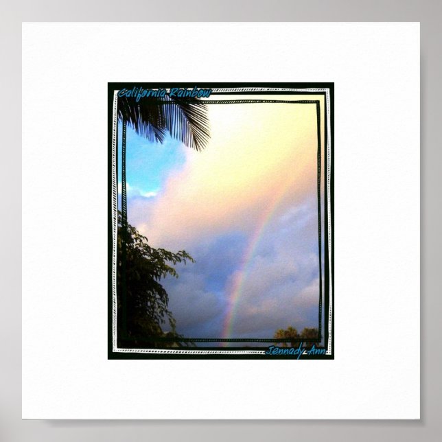 California Rainbow Poster (Front)