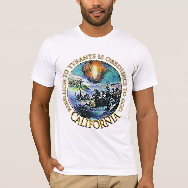 California Rebellion Tea Party t-shirt (Front)