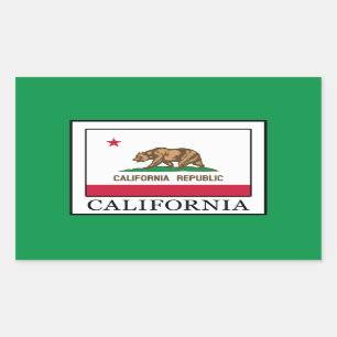 California Rectangular Sticker