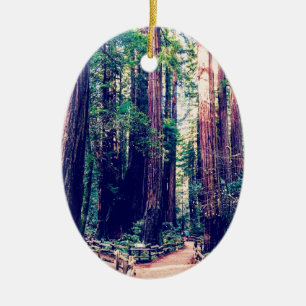 California Redwoods Ceramic Tree Decoration