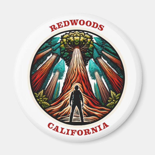 California Redwoods Magnet (Front)