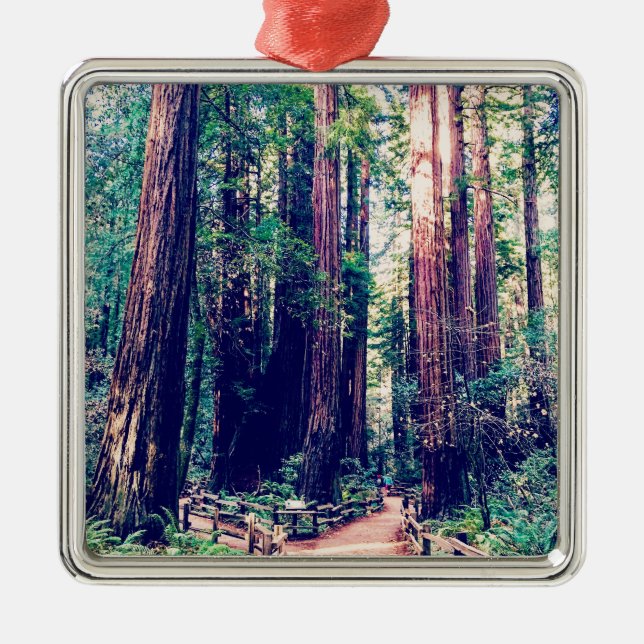 California Redwoods Metal Ornament (Front)