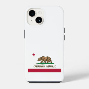 California Republic Bear Flag: Cali Golden State iPhone 14 Case