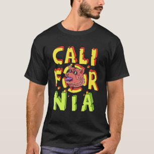 California Republic Bear Surfing T-Shirt