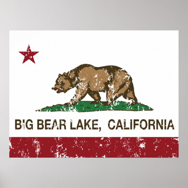 California Republic Big Bear Lake Poster (Front)