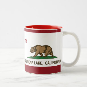 California Republic Big Bear Lake Two-Tone Coffee Mug