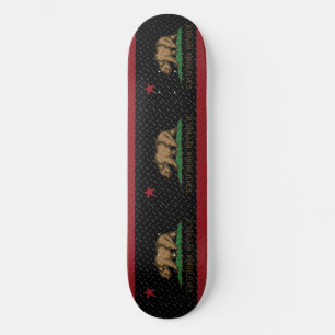 California Republic Black Diamond Plate Skateboard