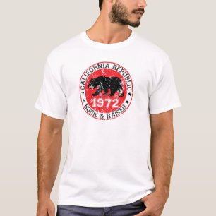 California republic born raised 1970 T-Shirt