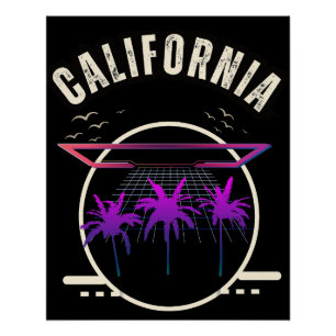California Republic Cali Flag Socal Norcal Cencal Poster